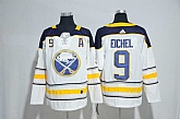 Sabres 9 Jack Eichel White Adidas Stitched Jersey,baseball caps,new era cap wholesale,wholesale hats